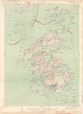 Fox Islands Topography (1941)