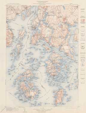 Penobscot Bay Topography (1907)